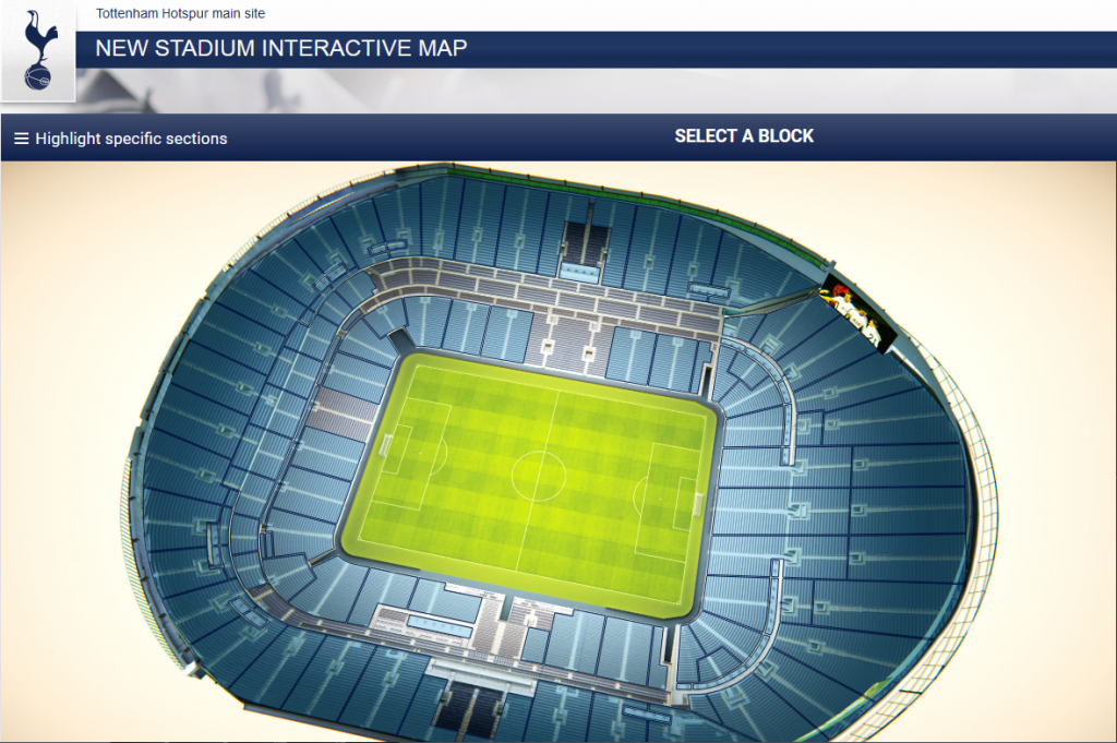 Tottenham Hotspur Seating Chart
