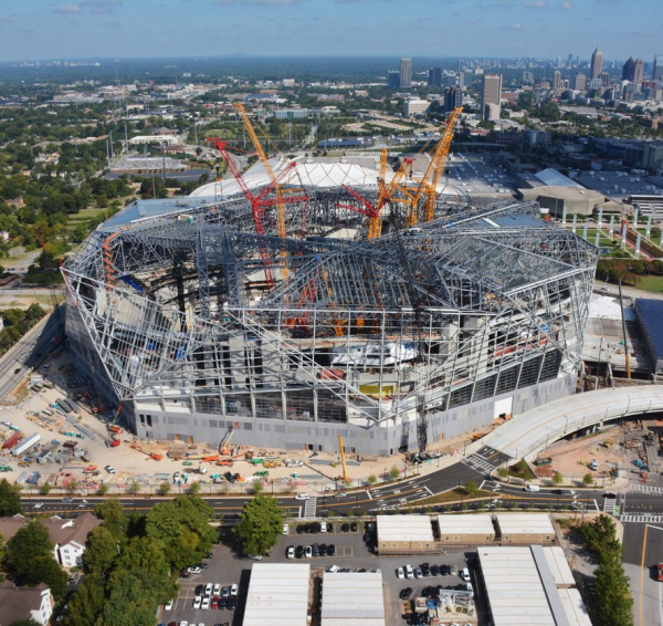 FLYING HIGH: Journey through Mercedes-Benz Stadium - Sports Venue ...