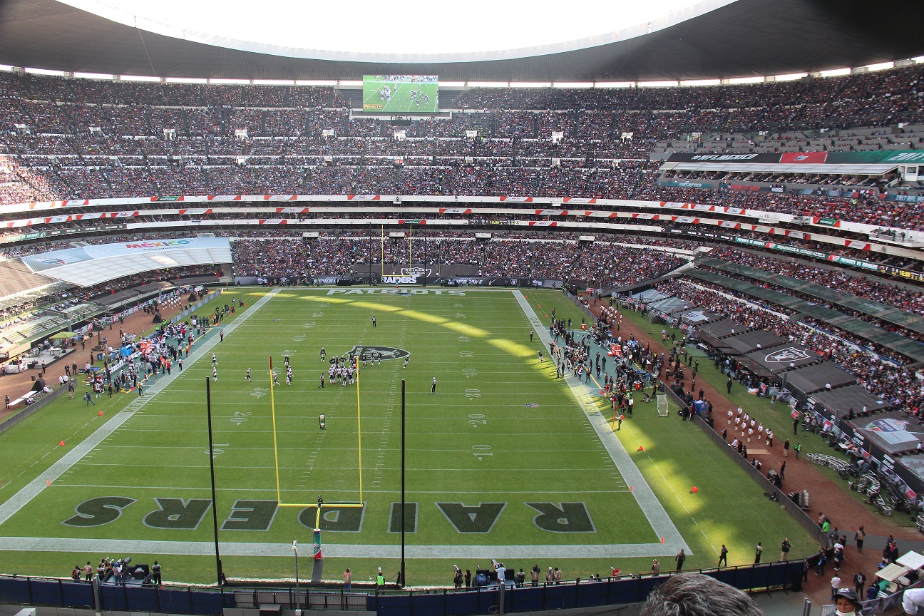 Above - Azteca Stadium: The largest sporting venue in Latin America (87,000...