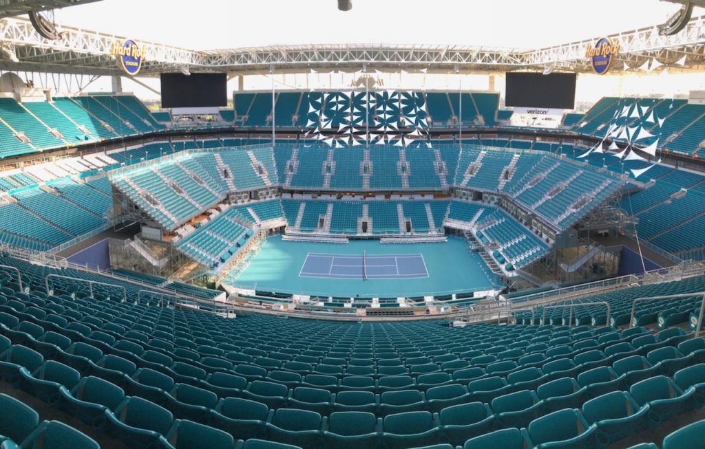 Hard Rock Stadium transforms into premier tennis venue for Miami Open
