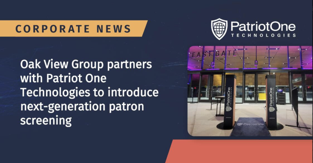 Ovg Partners With Patriot One Technologies To Introduce Next Generation