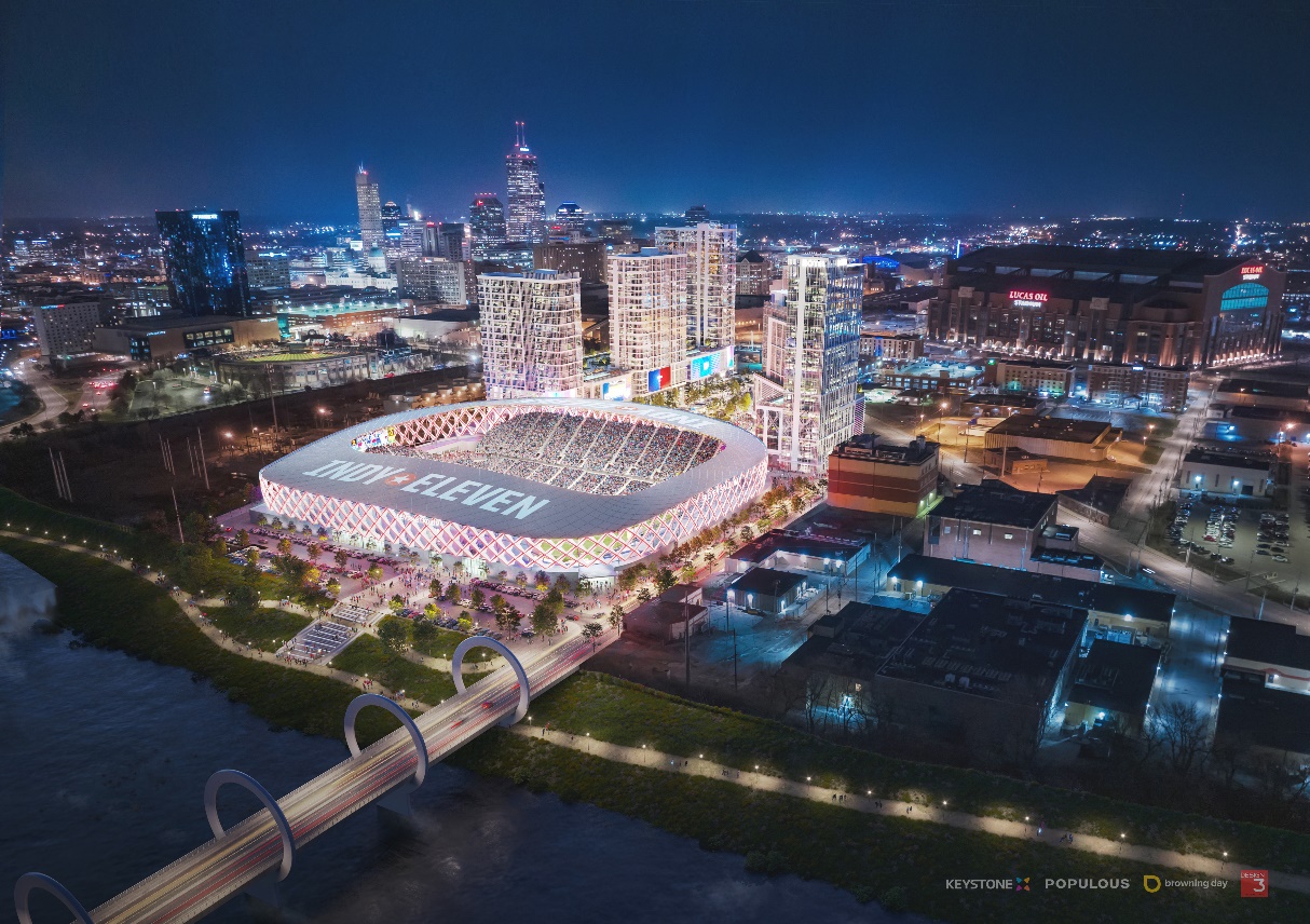 Design revealed for Indy Eleven Stadium - Sports Venue Business (SVB)