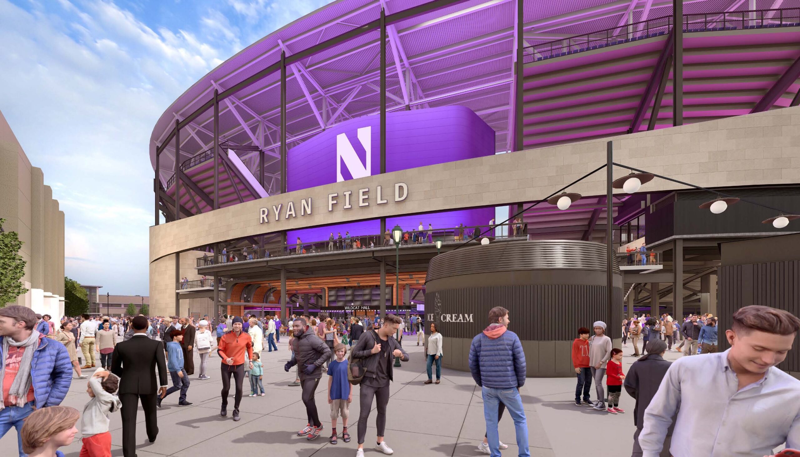 Ground-breaking marks start of construction for Ryan Field stadium ...